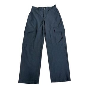 Zara Women’s High Waist Black Wide Leg Dress Casual Pull On Pants Size Small